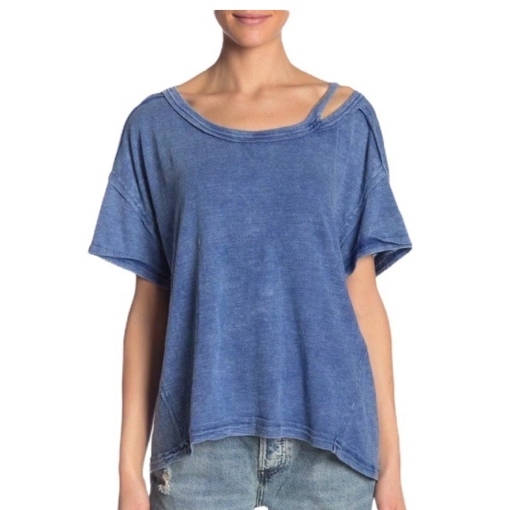 Free People | Alex split shoulder tee